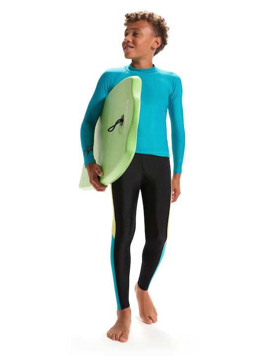 Speedo Kids Swimwear Long Sleeve Shirt Green