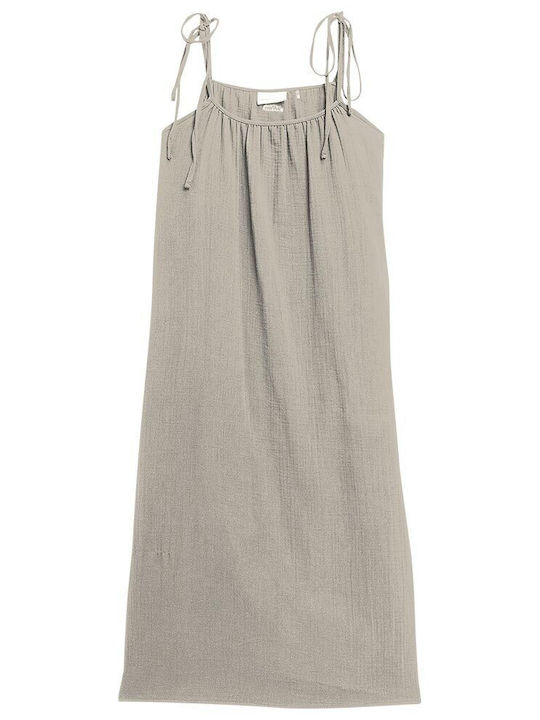Summer Mini Dress Beige