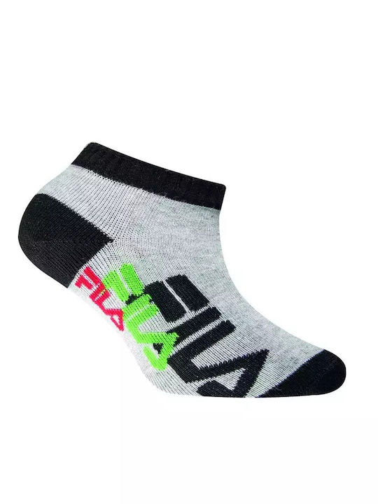 Fila Boys 3 Pack Sport Ankle Socks Multicolour