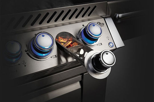 Napoleon Prestige Pro 665 Газово Барбекю Решетка 94брx46брсм. с 5 бр 27кВт и Инфрачервен Нагревател Природен газ