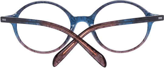 Emilio Pucci Women's Acetate Prescription Eyeglass Frame EP5091 092