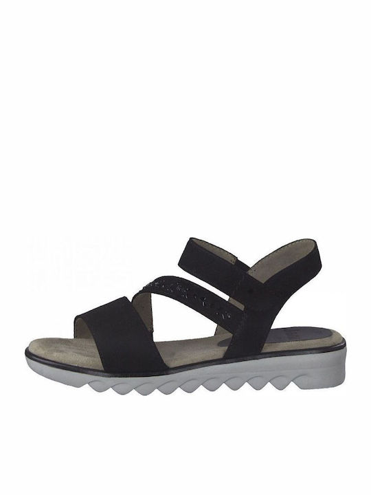 Women's Flat Sandals Anatomic in Black Color