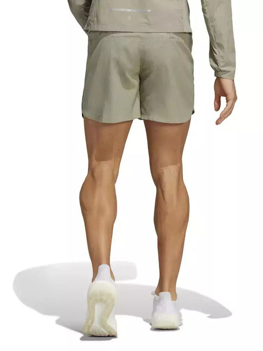 adidas Designed 4 Running Αθλητική Ανδρική Βερμούδα Μπεζ