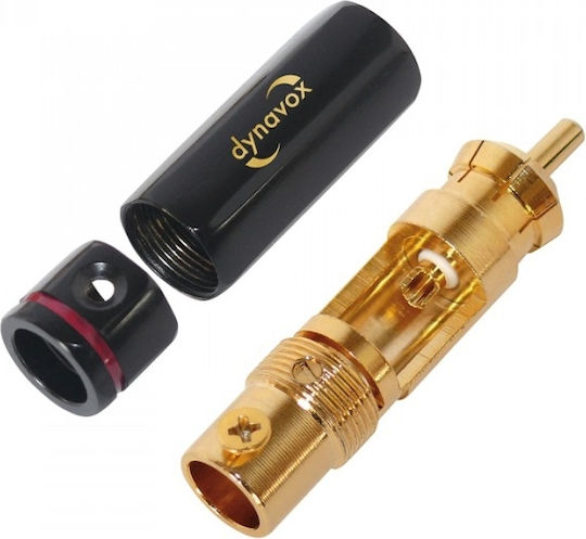 Dynavox High-End Plug RCA male Black (207625)