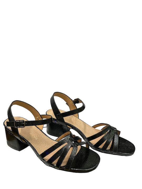 Envie Shoes Damen Sandalen in Schwarz Farbe