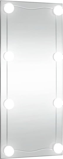 vidaXL Καθρέπτης Ορθογώνιος με LED Φωτισμό