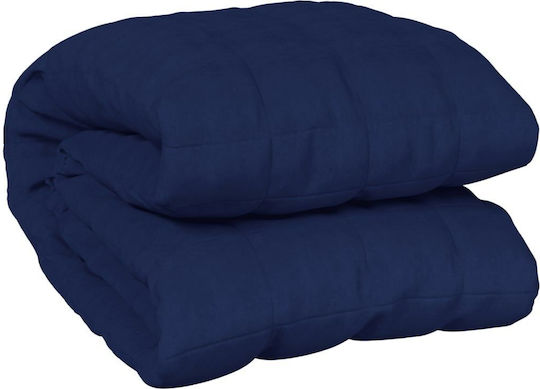 vidaXL Schwerkraftdecke Couch 122x183cm Blau