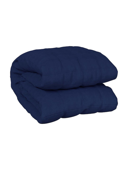 vidaXL vidaXL Schwerkraftdecke Couch 120x180cm Blau