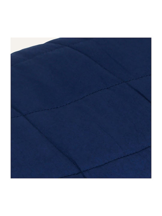 vidaXL vidaXL Schwerkraftdecke Couch 120x180cm Blau
