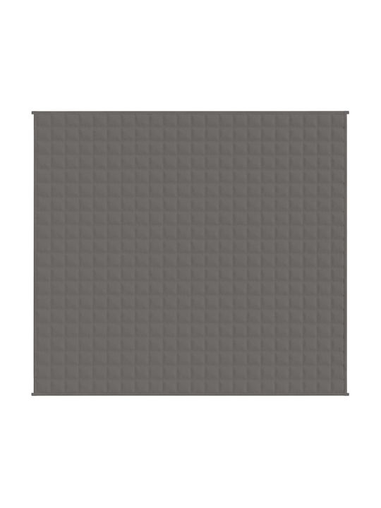 vidaXL Blanket Gravity Double 200x230cm Gray