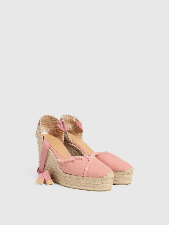 Castaner Women's Platform Espadrilles Pink