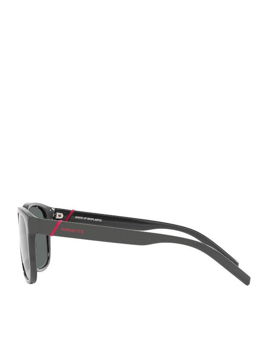 Arnette Men's Sunglasses with Gray Metal Frame and Gray Polarized Lens AN4320 287081