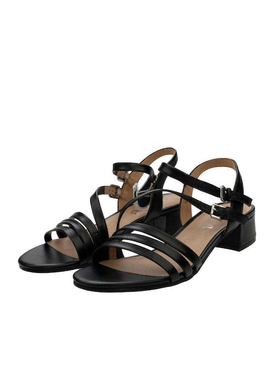Leather Sandals Black