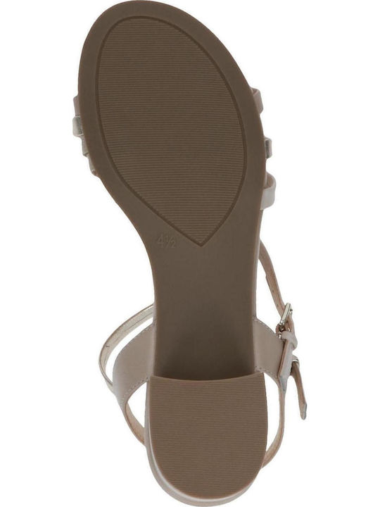 Leather Sandals Beige