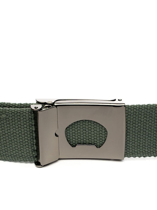 Idol Men's Belt Fabric Webbing Belt Khaki