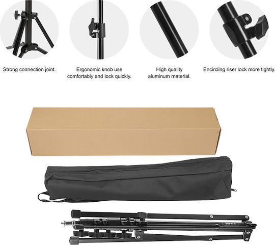 E-Image LS01S – Trepied Compact Pentru Iluminat De Studio