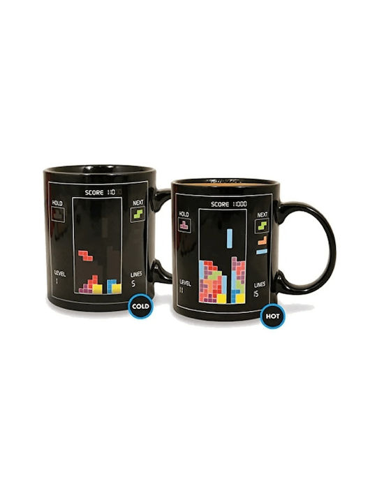 Gadget Master Tetris Κούπα Κεραμική Μαύρη 330ml
