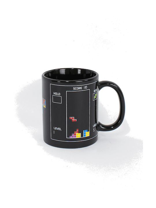 Gadget Master Tetris Κούπα Κεραμική Μαύρη 330ml