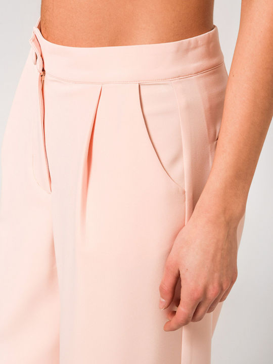 Chloe Γυναικεία Ψηλόμεση Παντελόνα Powder Pink