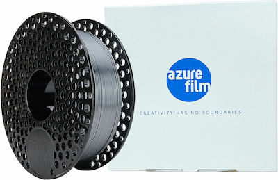 Azurefilm PLA Filament pentru imprimante 3D 1.75mm Silk Graphite Grey 1kg