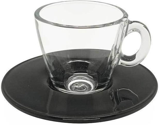 Espiel Aqua Cup Φλιτζάνι Espresso Γυάλινο Διάφανο 72ml