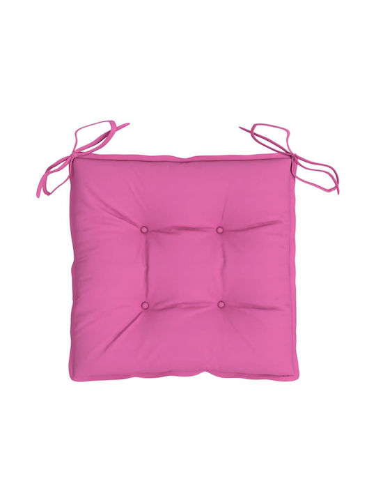 vidaXL Wasserdichtes Gartenstuhlkissen Rosa 6 Stück 50x50cm