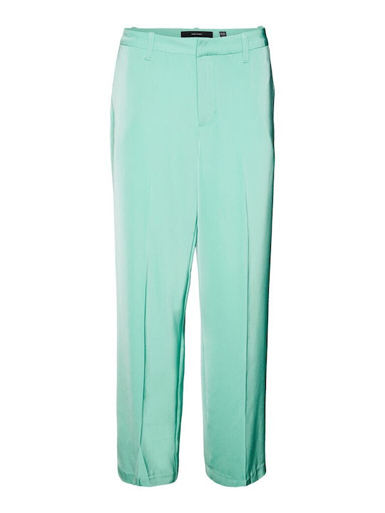 Damen Chino Hose in Gerader Schnitt Jade Cream