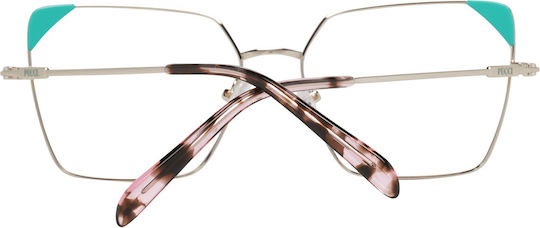 Emilio Pucci Optical Frame Metal Eyeglass Frame Gold EP5111 032