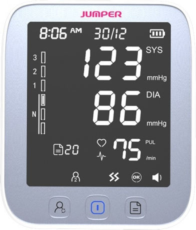 ControlBios Optimax 2 Electronical Blood Pressure Monitor Arm with Arrhythmia Detection