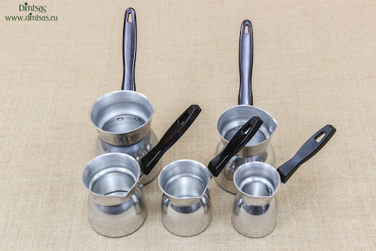 Ibrik din Aluminiu Νο3 în Culoare Argintiu