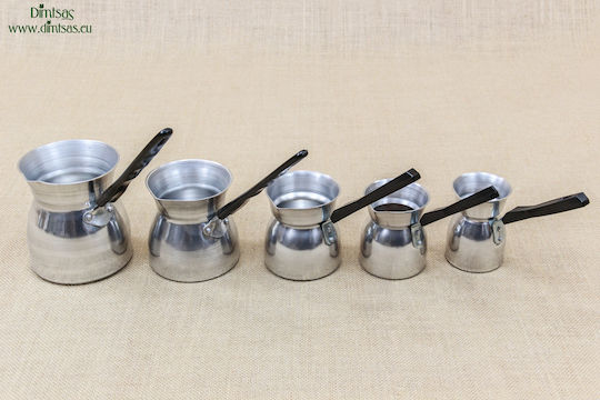 Ibrik din Aluminiu Νο3 în Culoare Argintiu