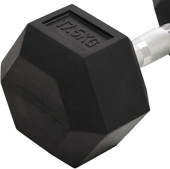 vidaXL Sechseck-Hantel 1 x 17,5 kg
