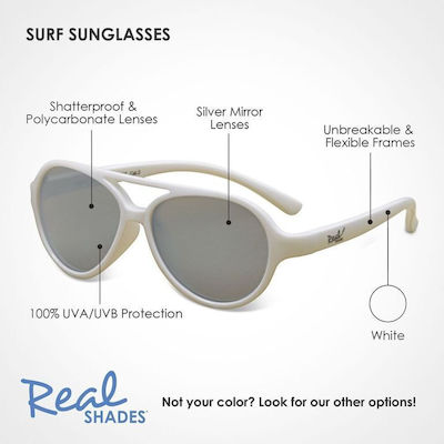 Real Shades Sky Kid 4-6 Years Παιδικά Γυαλιά Ηλίου White 4SKYWHT