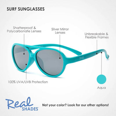 Real Shades 4-6 Years Kids Sunglasses Sky Aqua 4SKYAQU