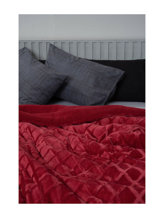 Palamaiki Duvet Cover Single 160x240cm Nadine Red 280 GSMGsm