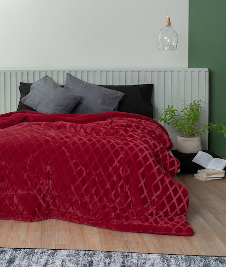 Palamaiki Duvet Cover Single 160x240cm Nadine Red 280 GSMGsm