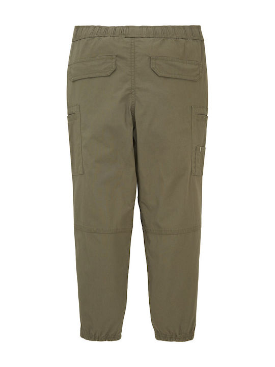 Tom Tailor Boys Fabric Cargo Trouser Khaki