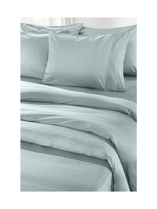 Guy Laroche Color Plus Pillowcase Set with Envelope Cover Mint 50x70cm.