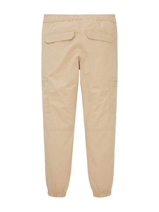 Tom Tailor Boys Fabric Cargo Trouser Beige