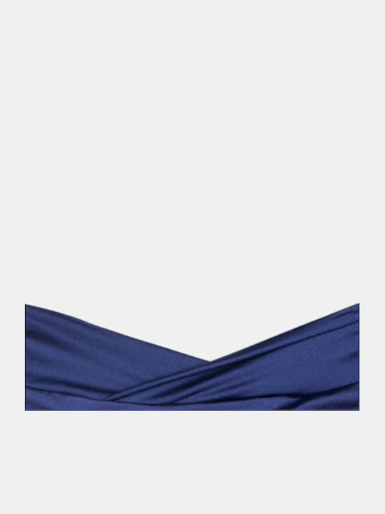 Bikini Slip High Waist Blue