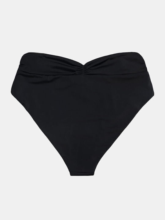 Bikini Slip Ψηλόμεσο Μαύρο