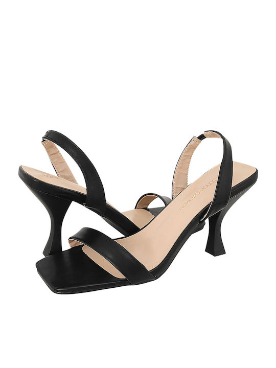 Sandel Din piele Sandale Negre