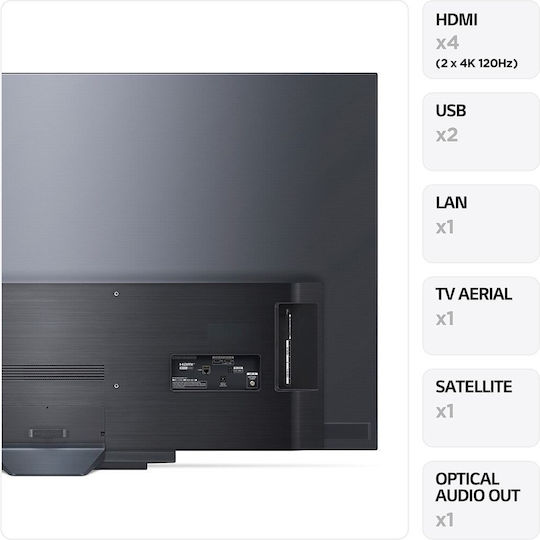 LG Smart Τηλεόραση 65" 4K UHD OLED B3 HDR (2023) OLED65B36LA