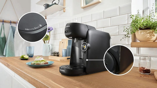 Bosch Finesse Kapsel-Kaffeemaschine Tassimo Druck 3.3bar Schwarz