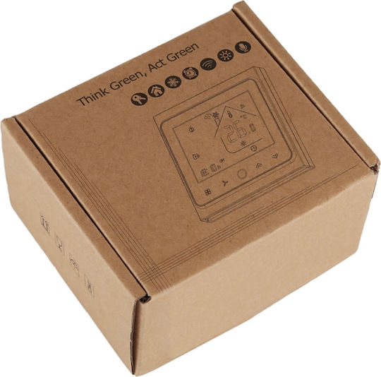MOES BHT-002-GCLW Digital Thermostat Raum Intelligent mit Touchscreen und WLAN