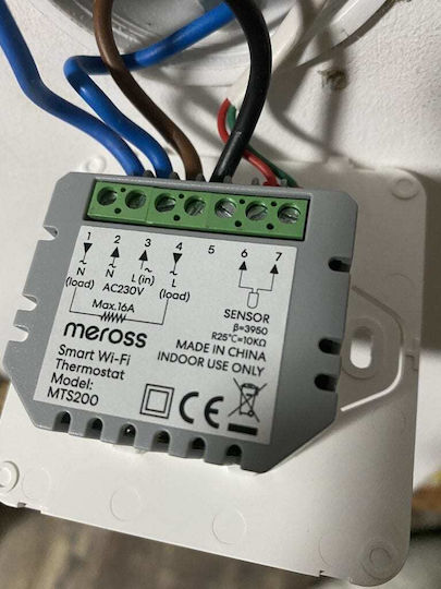 Meross MTS200BHK Smart Digital Thermostat with Wi-Fi
