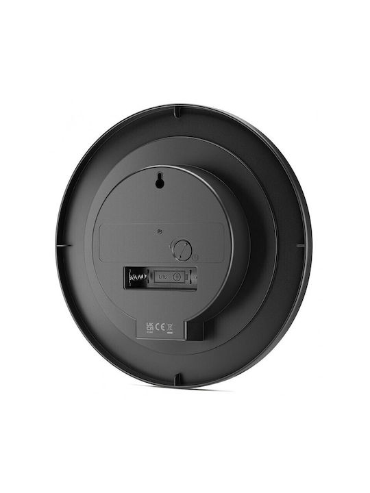 Braun BC 06 B Ρολόι Τοίχου Μεταλλικό Μαύρο Ø20cm