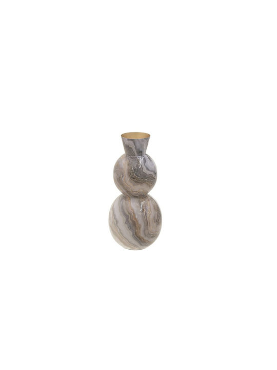 Inart Decorative Vase Gray 16x16x33cm