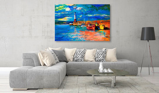 Polihome Seaside Landscape Υφασμάτινος 90x60 cm