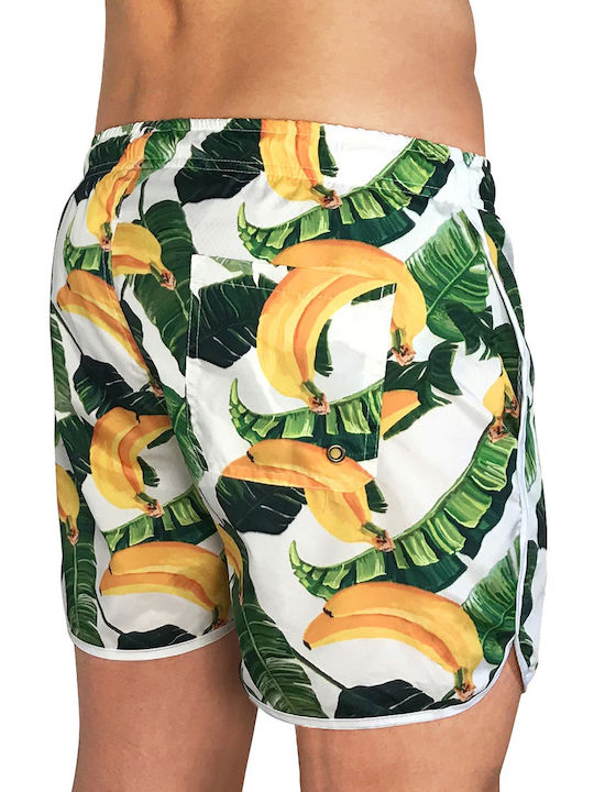 3Guys Banana 12-3707H Men's Swimwear Shorts Floral 1-118-1-12-3707H